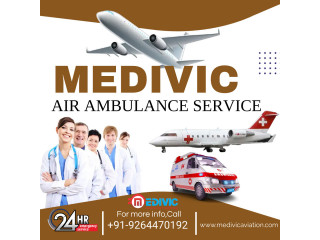 Get the World Class and Suitable Charter Air Ambulance from Ranchi to Delhi by Medivic