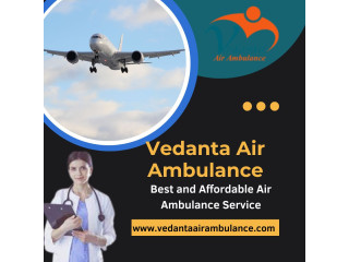 Use Vedanta Air Ambulance Service in Varanasi for Critical Patient Relocation