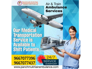 Now Critical Patient Transfer by Panchmukhi Air and Train Ambulance Service in Vellore