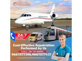 Panchmukhi Air and Train Ambulance at Visakhapatnam for Secure Patient Transportation