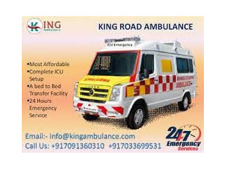 King Ambulance Service In Kidwaipuri with first-class medical transportation.