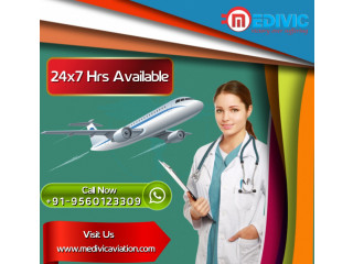 Get the Foremost Charter Air Ambulance Service in Raigarh with ICU Aids by Medivic with Top Aids