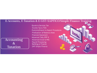 Best Accounting Training in Laxmi Nagar, Delhi with Free Taxation, Tally, GST, SAP FICO Certification, 100% Job