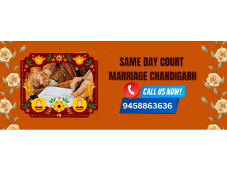 Same Day Court Marriage Chandigarh