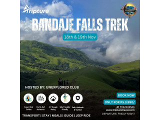Plan Your Adventure With Bandaje Falls Trek | Resorts in Chikmagalur | Tripture