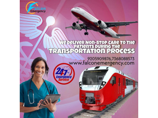 Falcon Train Ambulance in Patna is a Well-Organized Relocation Provider