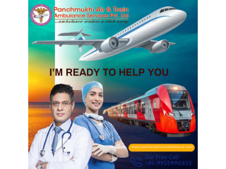 Reach your selected destination with Efficiency via Panchmukhi Train Ambulance in Patna