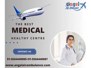 Receive Low-Fare Angel Air Ambulance In Gorakhpur With Medical Personal