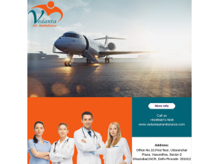 Select Vedanta Air Ambulance Service In Srinagar Life Care ICU Features