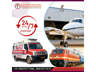 Utilize Panchmukhi Train Ambulance Service in Patna for the Precocious Medical Equipment