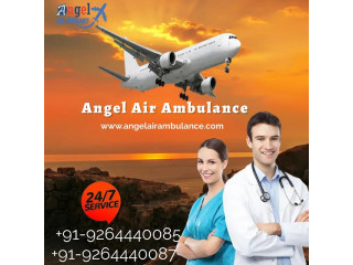 Book Wonderful Angel Air Ambulance Service in Chandigarh with ICU Setup