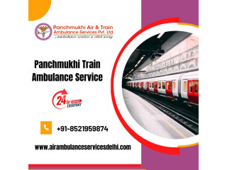 Support Ventilator Setup Gain Panchmukhi Train Ambulance Service in Patna with a Life-Support Ventilator Setup