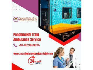 Avail Panchmukhi Train Ambulance Services in Delhi with a world-class ICU setup