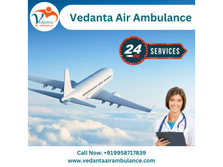Select Vedanta Air Ambulance Services In Gorakhpur With Excellent Medical Care