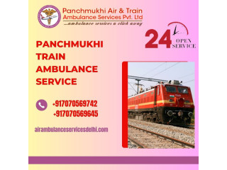 Select Panchmukhi Train Ambulance Service in Patna with Life-saving Patient Transfer