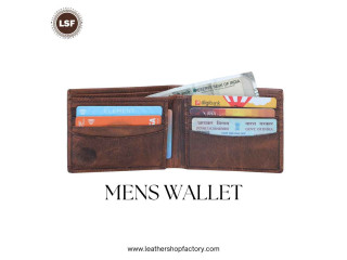 Premium mens wallet - Leather Shop Factory