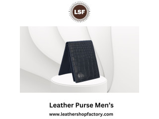 Stylishleather purse men's - Leather Shop factory