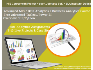 Best MIS Training Course in Delhi, 110019, 100% Placement[2024] - Online Data Analytics Course in Noida, SLA Analytics