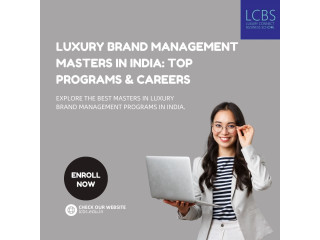 Luxury Brand Management Masters in India Top Programs & Careers