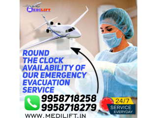 Rapid ICU Air Ambulance Obtainable in Bagdogra for Patient Rescue