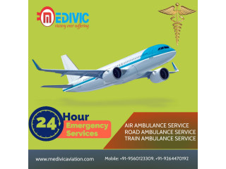 Obtain ICU Air Ambulance in Dibrugarh with All Superior Pre-Hospital Care by Medivic