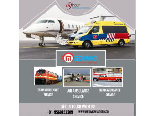 Get the Best Emergency ICU Air Ambulance in Gaya via Medivic with Advanced Care Facility