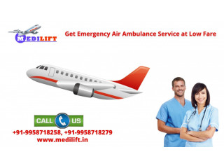Most Reliable and Secure Air Ambulance from Kolkata by Medilift