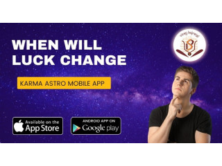 When will luck change – Karma Astro Mobile app