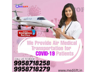 Utilize Anytime ICU Upgraded Air Ambulance in Ranchi for Patient Transport