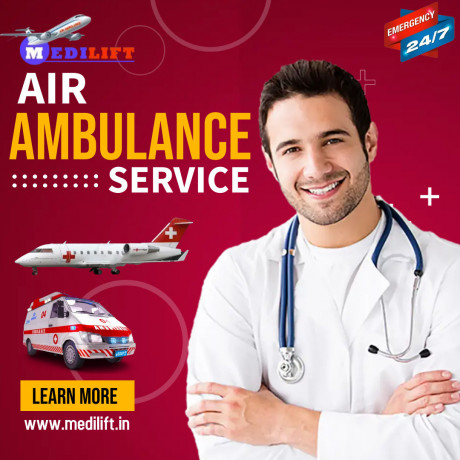 medilift-air-ambulance-in-nagpur-with-well-expert-and-experienced-medical-team-big-0