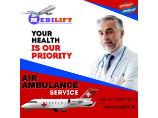 Medilift Air Ambulance from Kolkata Provide Special Medical Care Facilities