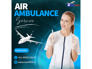 Medilift Air Ambulance Service in Lucknow with Experience Medical Team