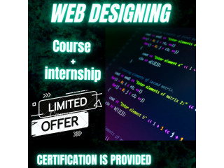 Web designing course and internship along with certificate