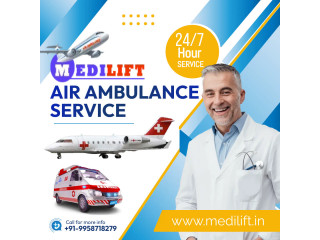 Affordable Air Ambulance Service in Raipur with Expert Medical Team by Medilift