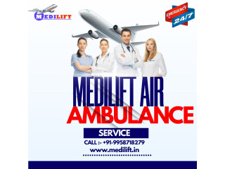 Get Medilift Air Ambulance Service in Hyderabad with All Medical Setup