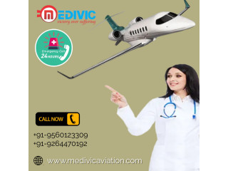Shift Promptly Air Ambulance in Bhopal via Medivic with all Medical Aid at a Cost-Effective
