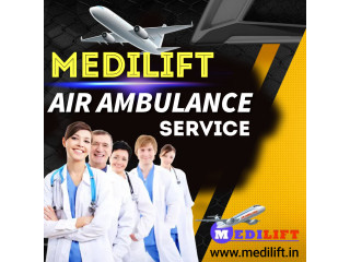 Medilift Air Ambulance Services in Bangalore with Well Expert Medical Team
