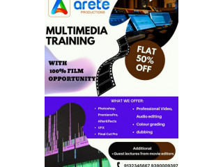 Multimedia training with certificate and short flim opportunity
