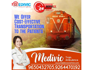Select Medivic Train Ambulance Services in Kolkata by Medivic