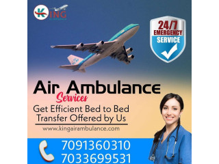 Hire Very Nominal Cost King Air Ambulance Services in Delhi