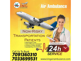 Hire the Cost-Effective Medical Support in Air Ambulance in Patna -King