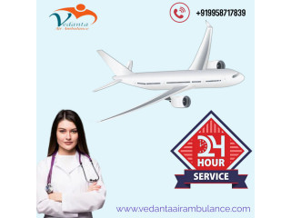 Vedanta Air Ambulance Service in Jaipur with Medically Equipped at a Low Budget