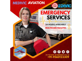 Medivic Air Ambulance in Varanasi Well-Organized Patient Transport Service in Crises