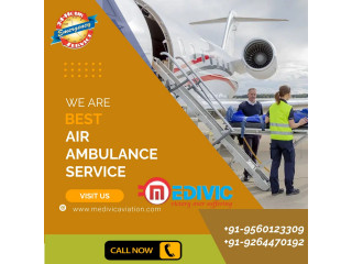 Take The Peerless Air Ambulance In Bagdogra By Medivic With Unparalleled Clinical Support