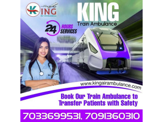 Book Top-Class ICU Support Train Ambulance Services in Ranchi by King