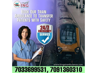 Hire Very Low Package Train Ambulance Services in Kolkata by King