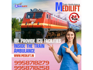 Medilift Train Ambulance Services from Ranchi to Mumbai with All Types of Medical Facilities