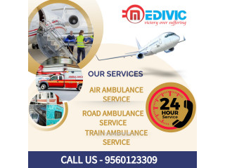 24 Hours Offered the Best ICU Setup Air Ambulance Service in Vellore by Medivic