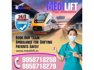 Reliable Train Ambulance Services in Raipur with Experience MD Doctor by Medilift