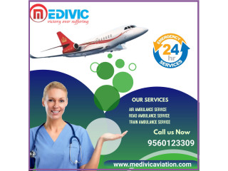 Take the ICU Air Ambulance Service in Bhubaneswar by Medivic with Best Medical Outcomes